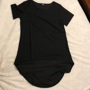 Chiffon Hi-low Casual loose blouse